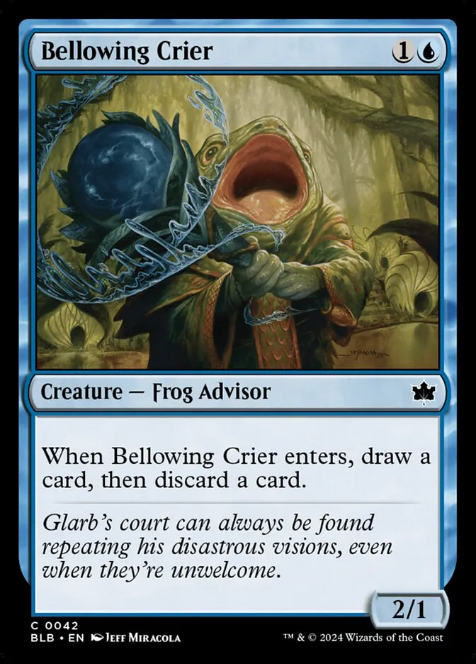 Bellowing Crier Front Face