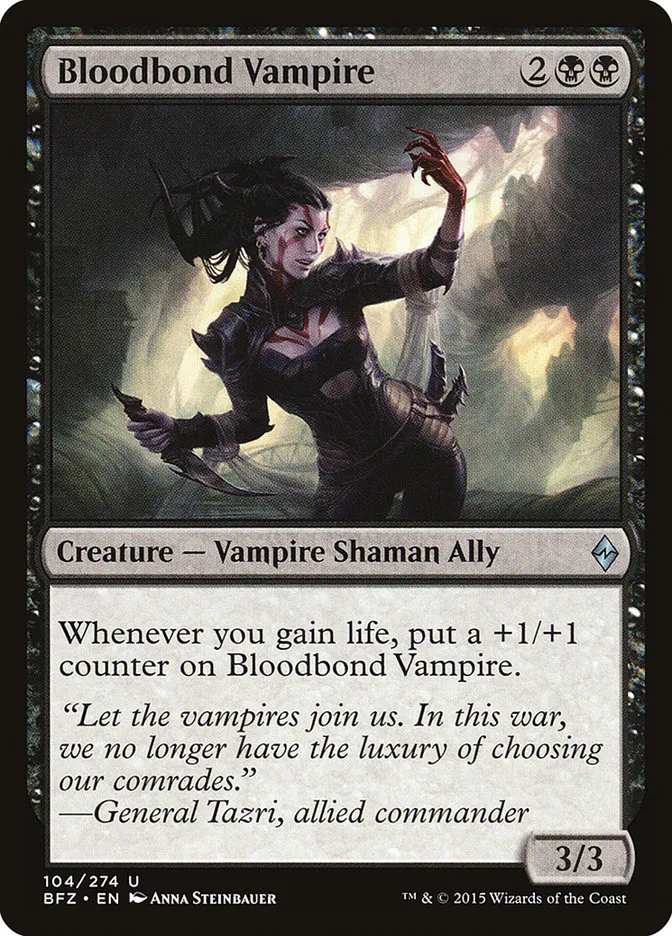 Bloodbond Vampire Front Face