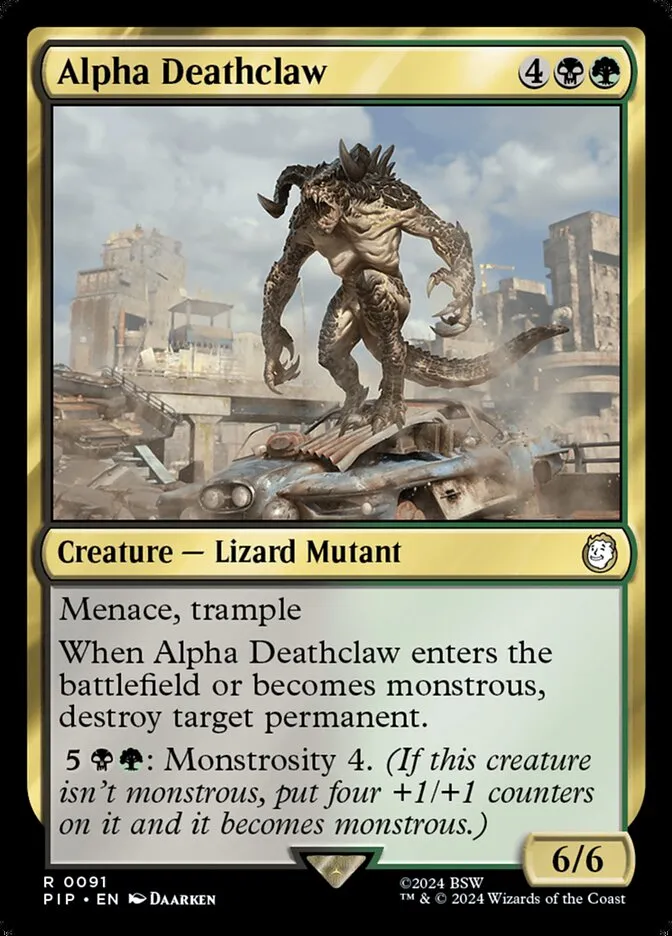 Alpha Deathclaw Front Face