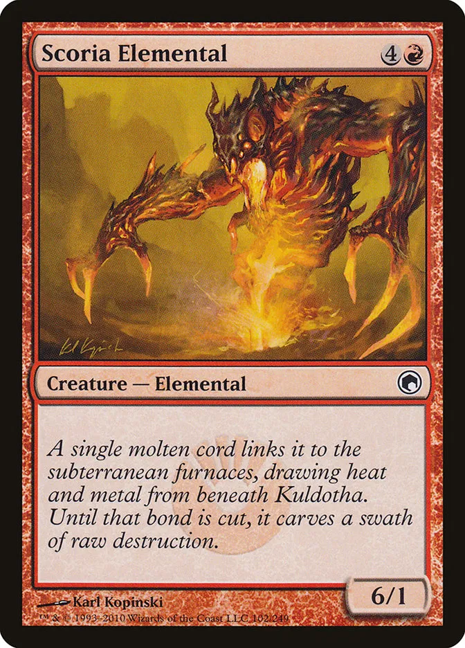 Scoria Elemental Front Face