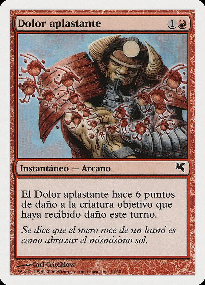 Crushing Pain Front Face