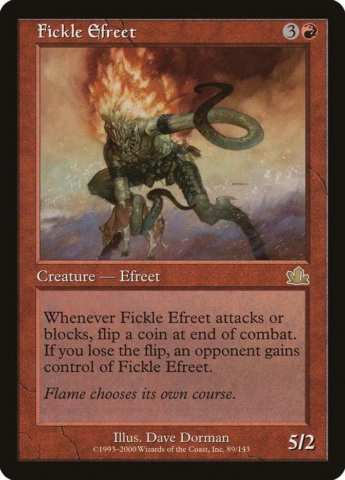 Fickle Efreet Front Face