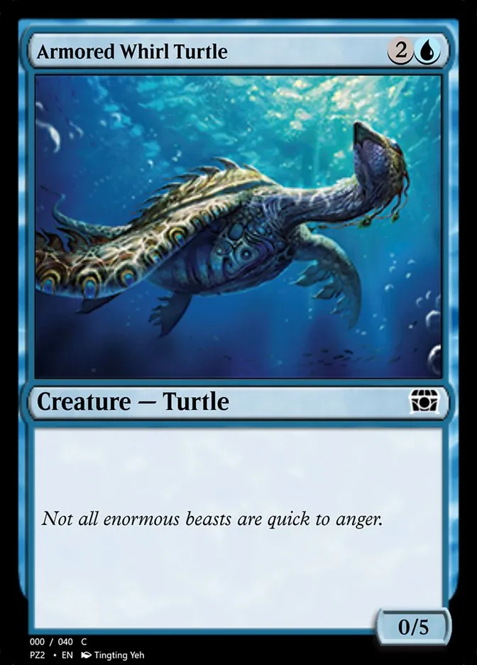Armored Whirl Turtle Front Face