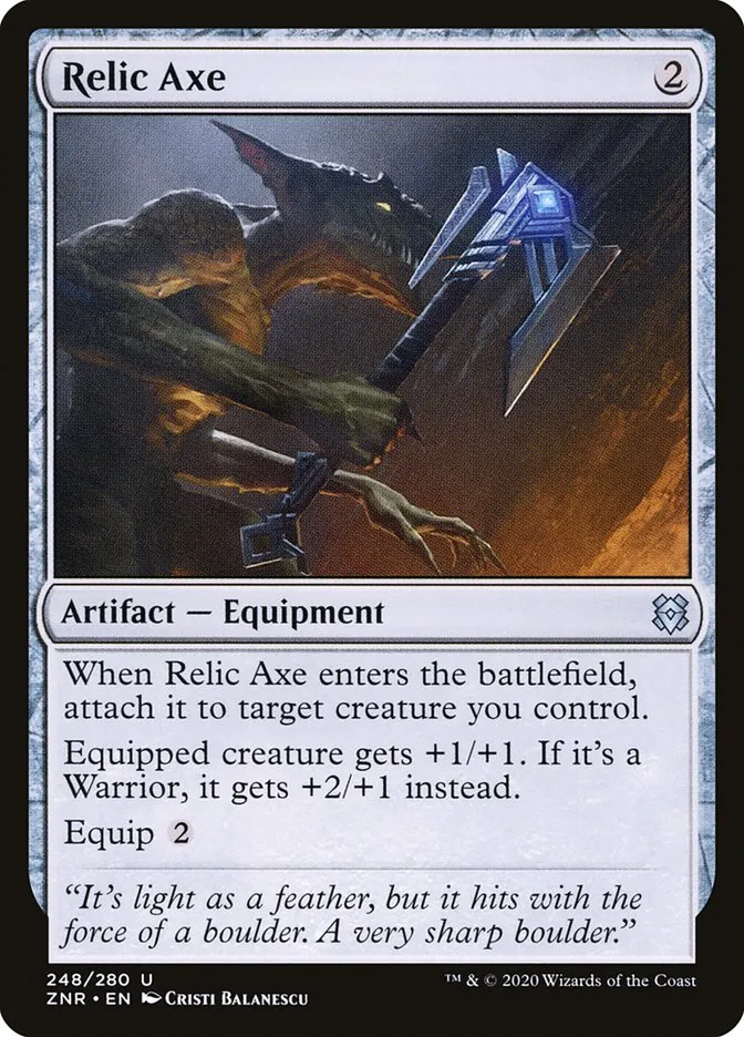Relic Axe Front Face