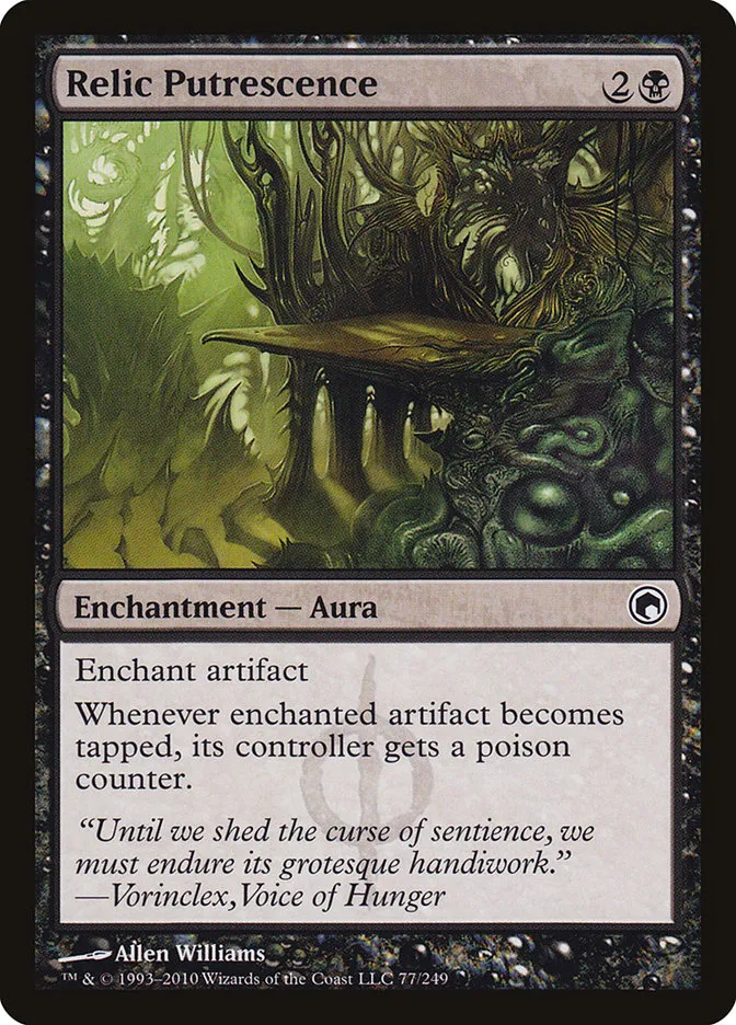 Relic Putrescence Front Face