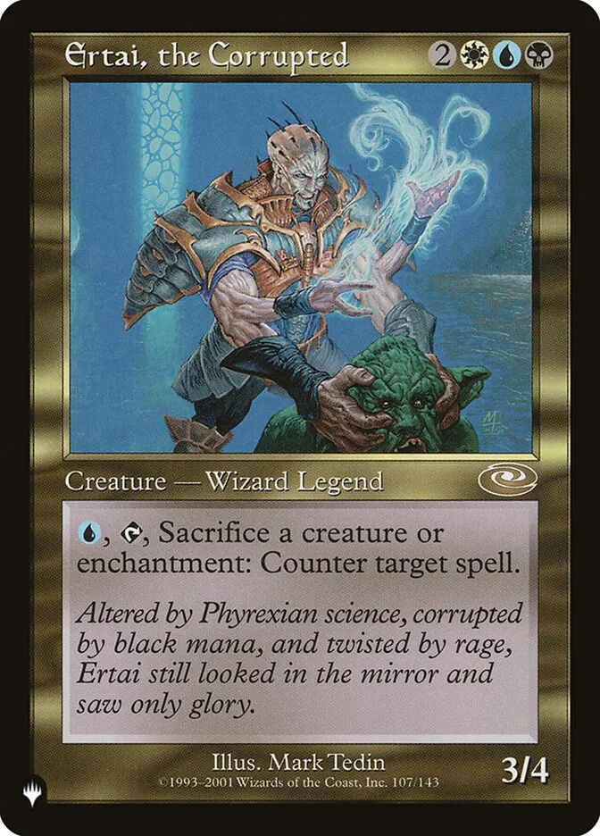 Ertai, the Corrupted Front Face