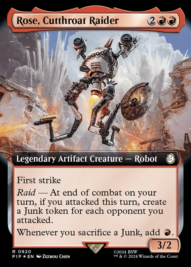 Rose, Cutthroat Raider Front Face