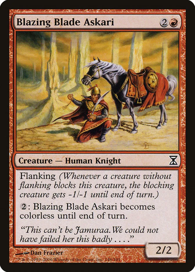 Blazing Blade Askari Front Face