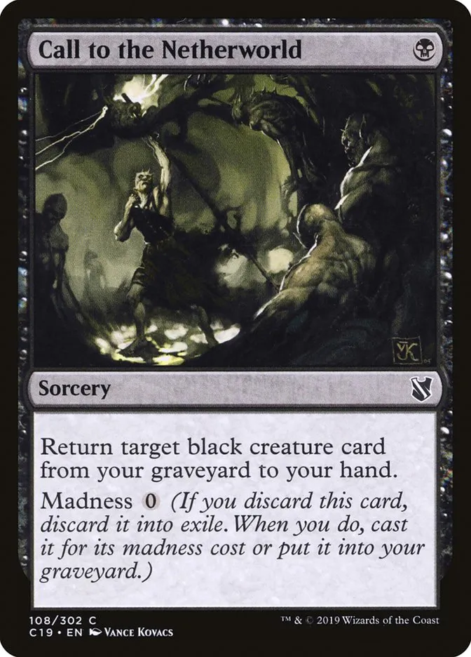Call to the Netherworld Front Face