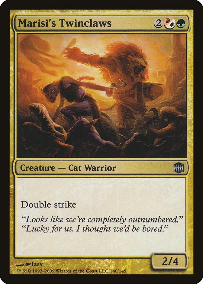 Marisi's Twinclaws Front Face