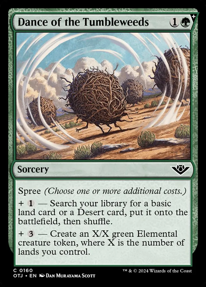 Dance of the Tumbleweeds Front Face