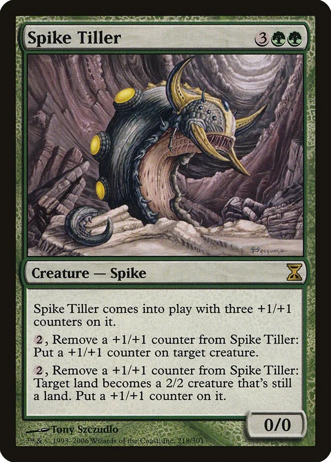 Spike Tiller Front Face