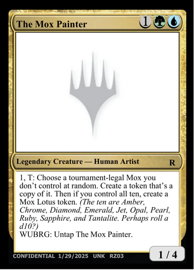 The Mox Painter Front Face