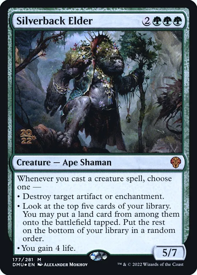 Silverback Elder Front Face