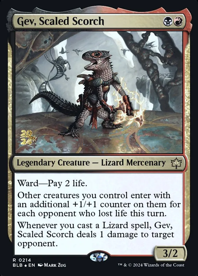 Gev, Scaled Scorch Front Face