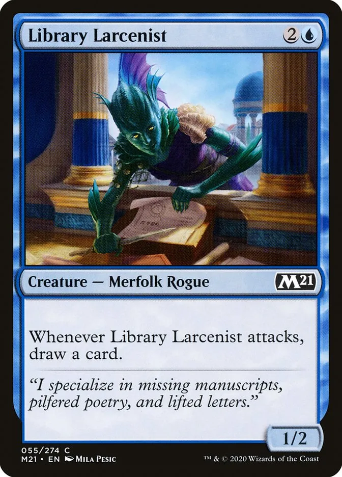 Library Larcenist Front Face