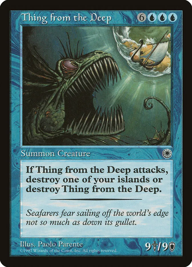 Thing from the Deep Front Face