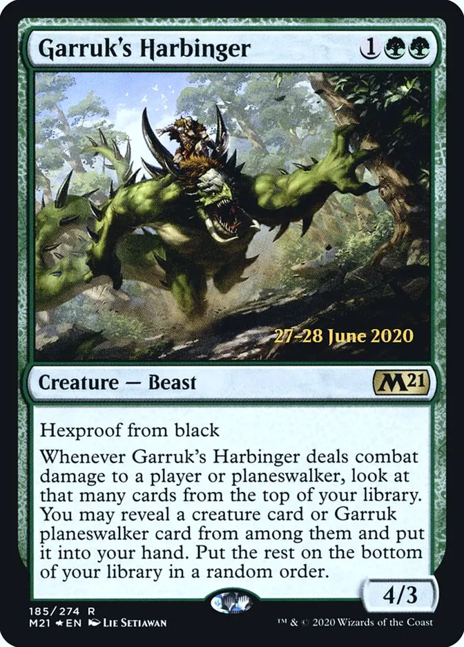 Garruk's Harbinger Front Face