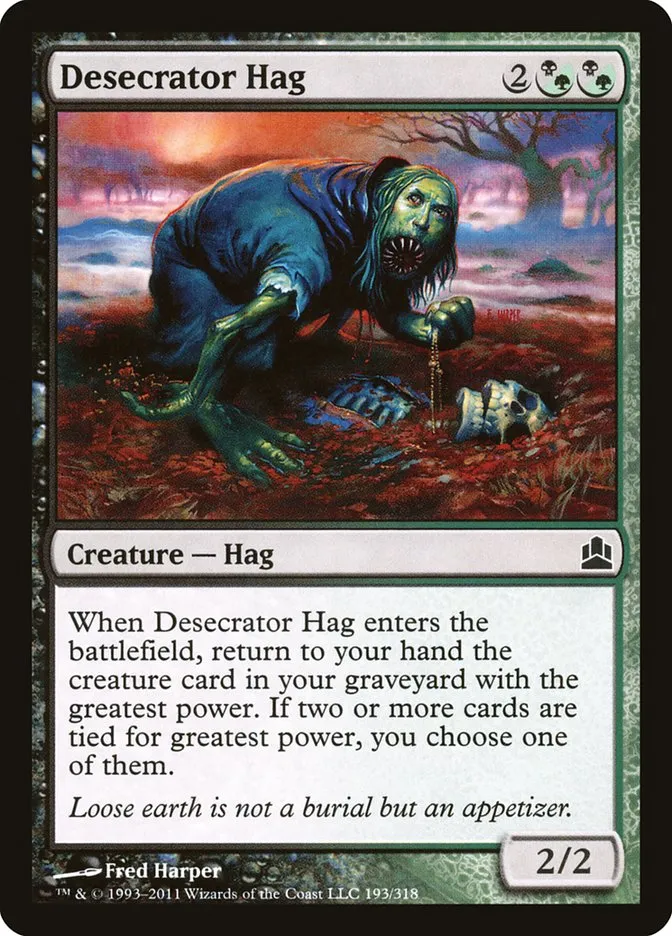 Desecrator Hag Front Face