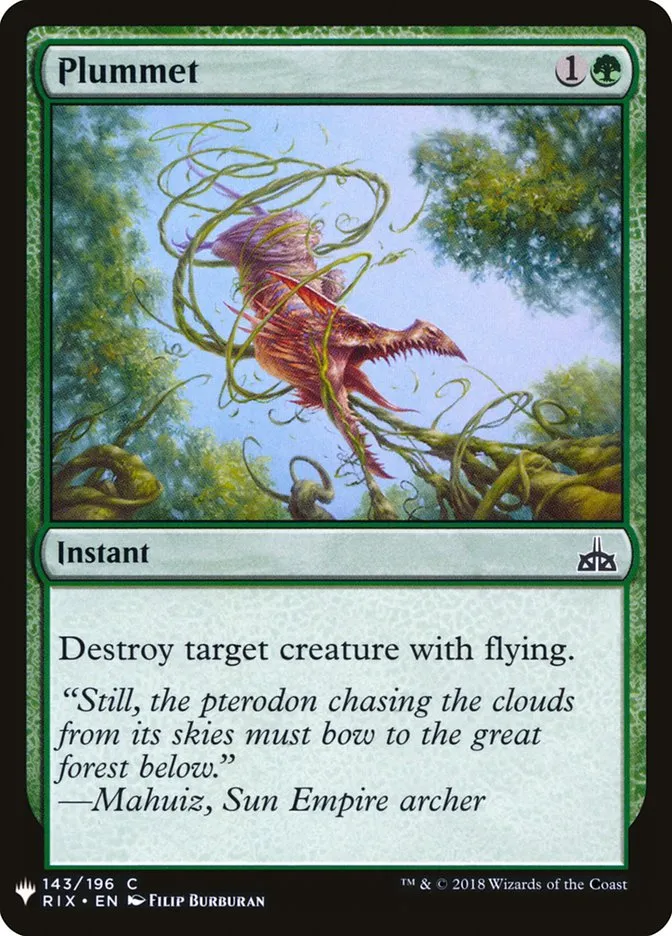 Plummet Front Face