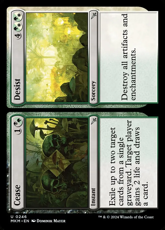 Cease // Desist Front Face