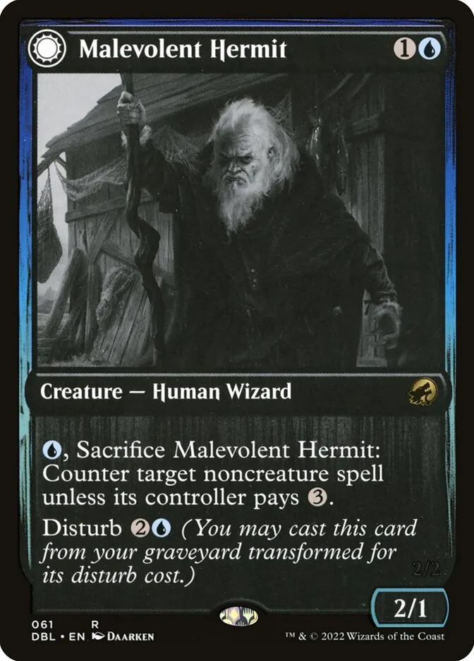 Malevolent Hermit // Benevolent Geist Front Face