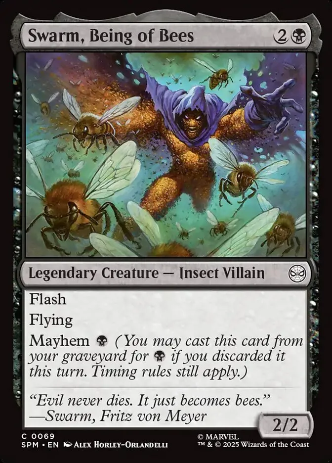 Swarm, Being of Bees Front Face