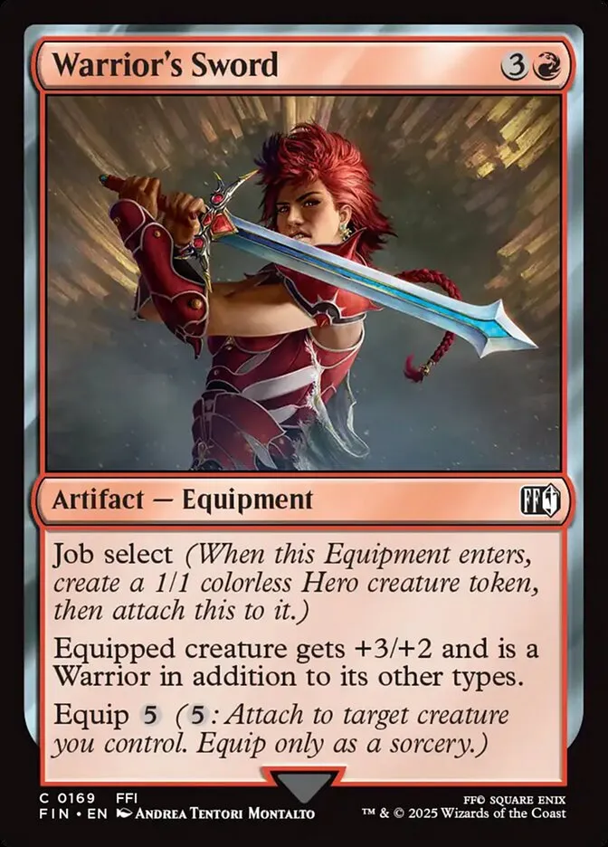Warrior's Sword Front Face