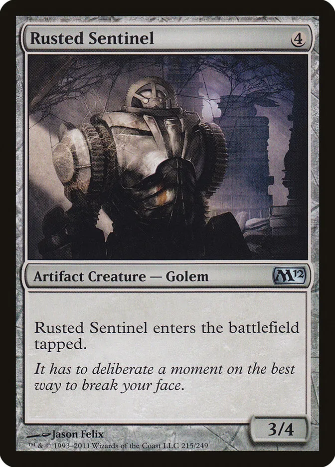 Rusted Sentinel Front Face