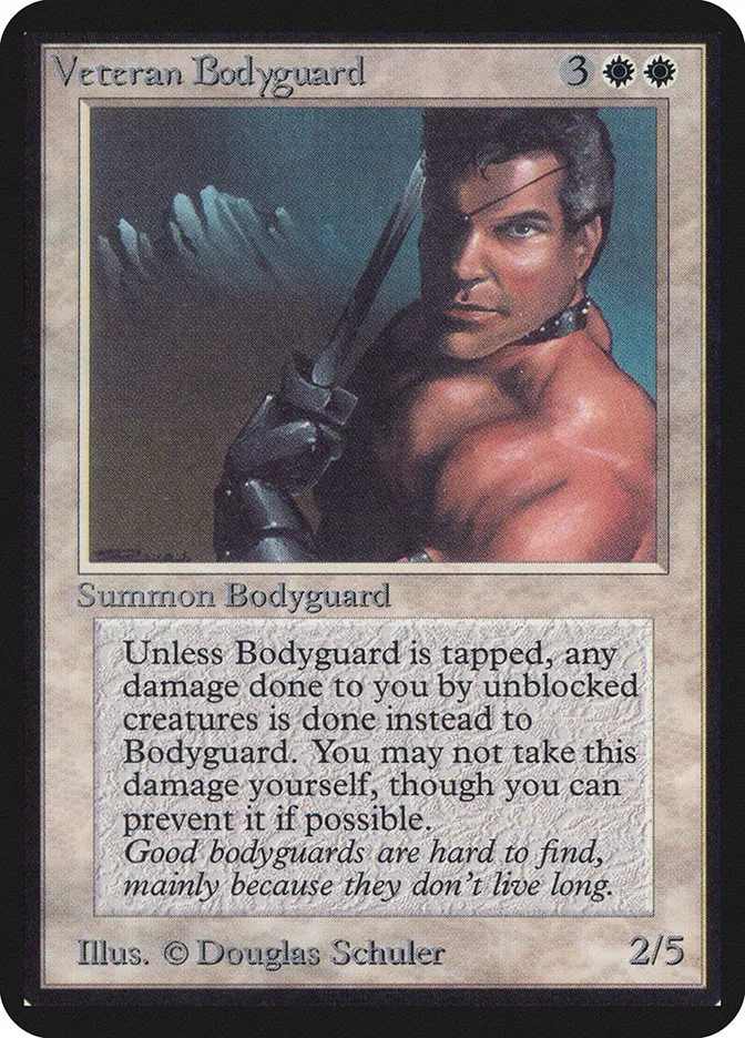 Veteran Bodyguard Front Face