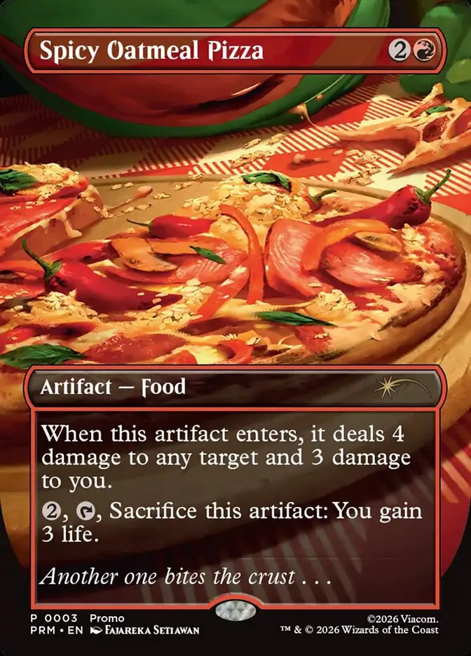 Spicy Oatmeal Pizza