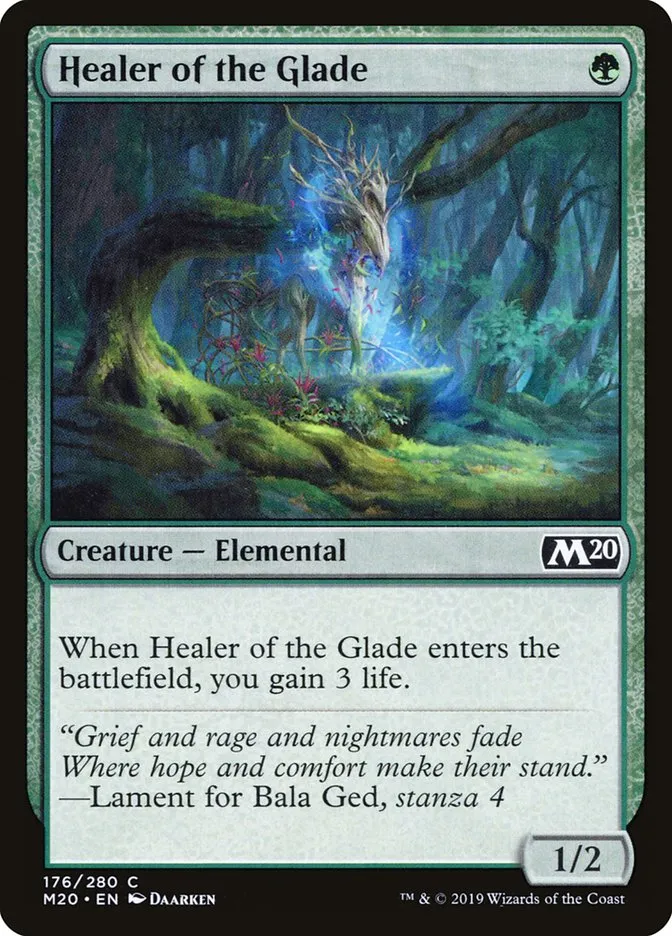 Healer of the Glade Front Face
