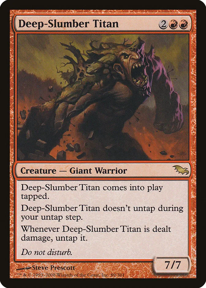 Deep-Slumber Titan Front Face