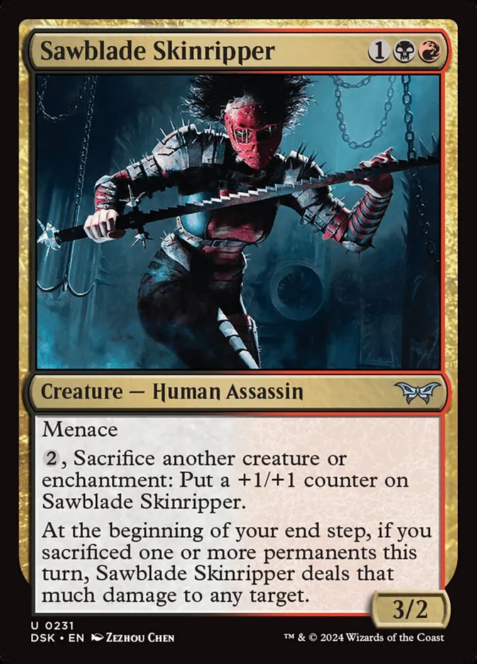 Sawblade Skinripper Front Face