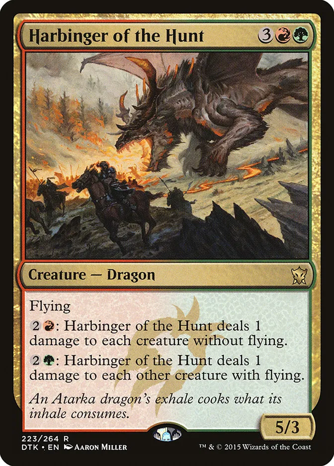 Harbinger of the Hunt Front Face