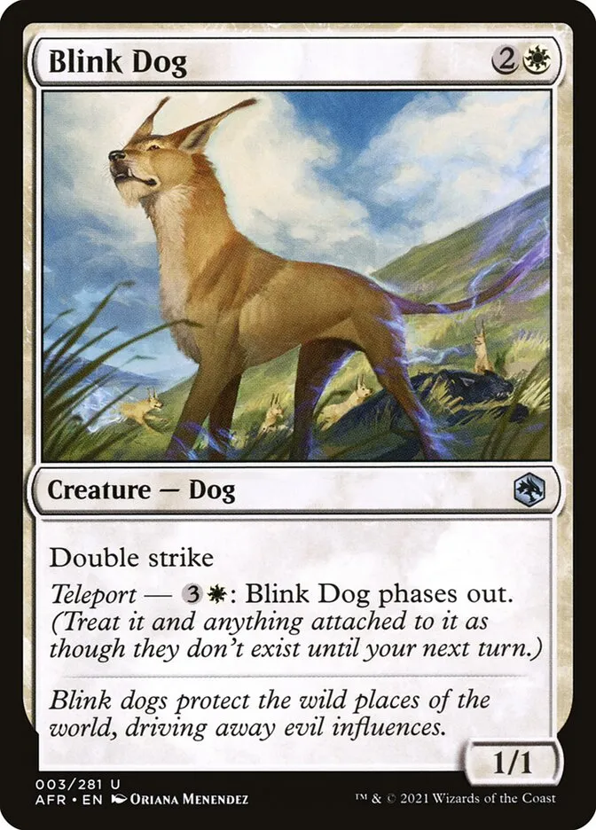 Blink Dog Front Face