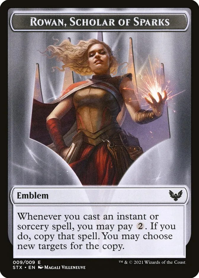 Rowan, Scholar of Sparks Emblem Front Face