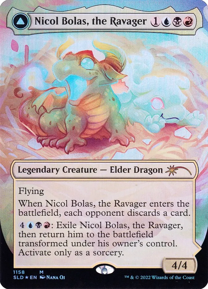 Nicol Bolas, the Ravager // Nicol Bolas, the Arisen Front Face