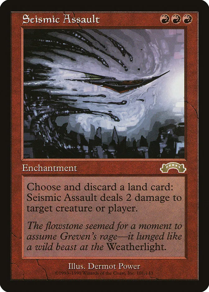 Seismic Assault Front Face