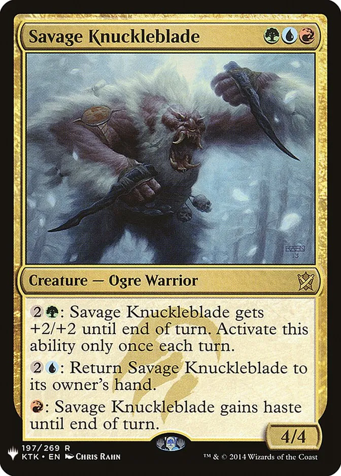 Savage Knuckleblade Front Face