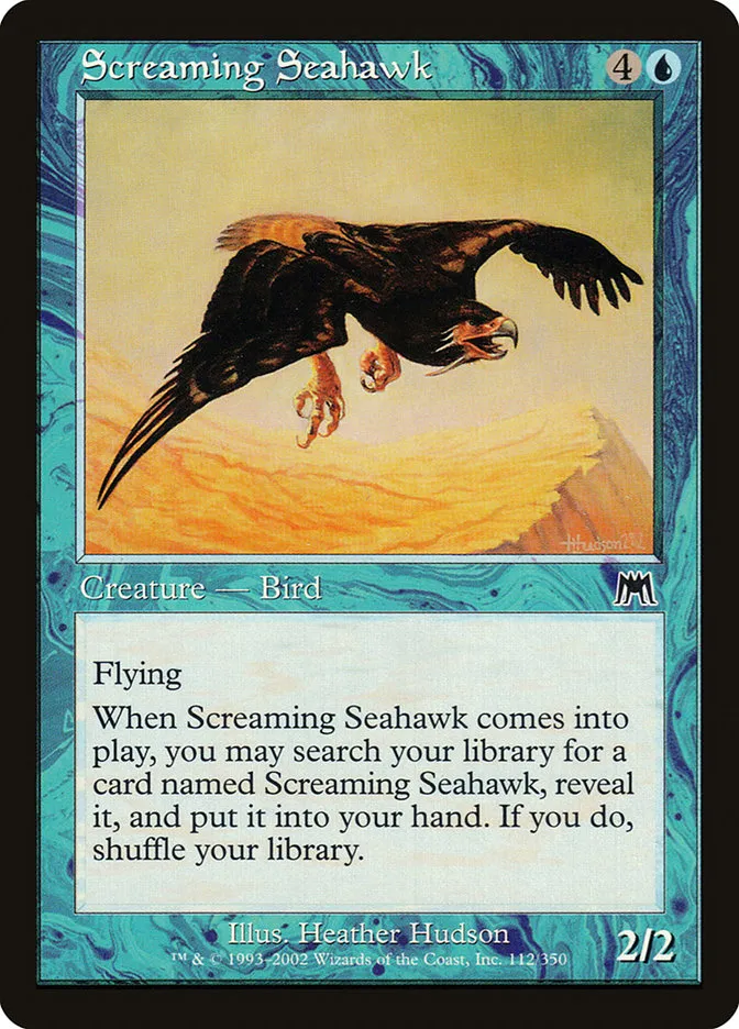 Screaming Seahawk Front Face