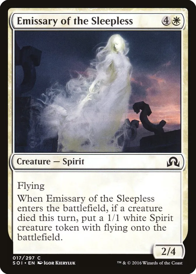 Emissary of the Sleepless Front Face