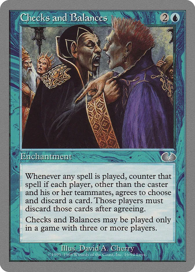 Checks and Balances Front Face