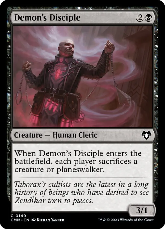 Demon's Disciple Front Face
