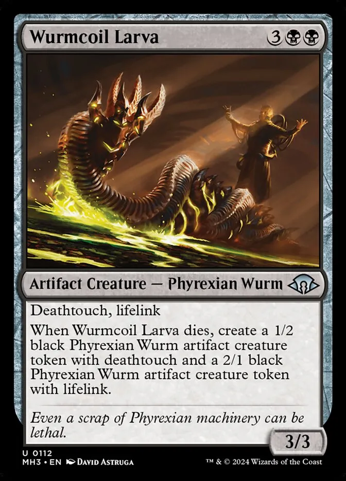 Wurmcoil Larva Front Face