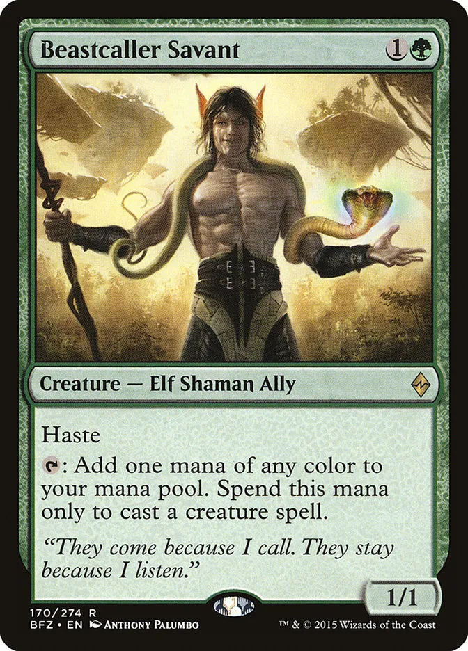 Beastcaller Savant Front Face