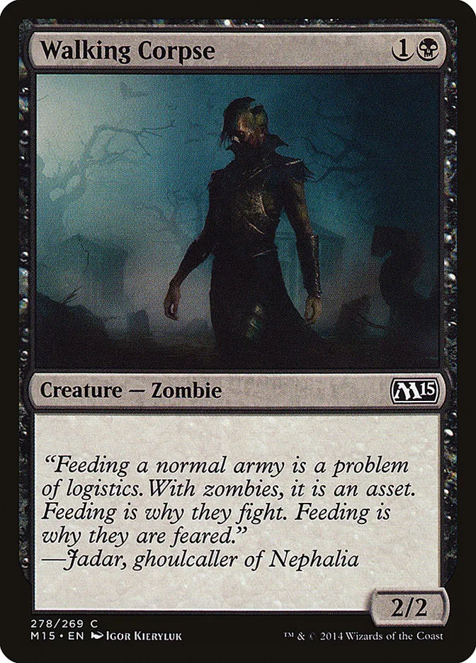 Walking Corpse Front Face