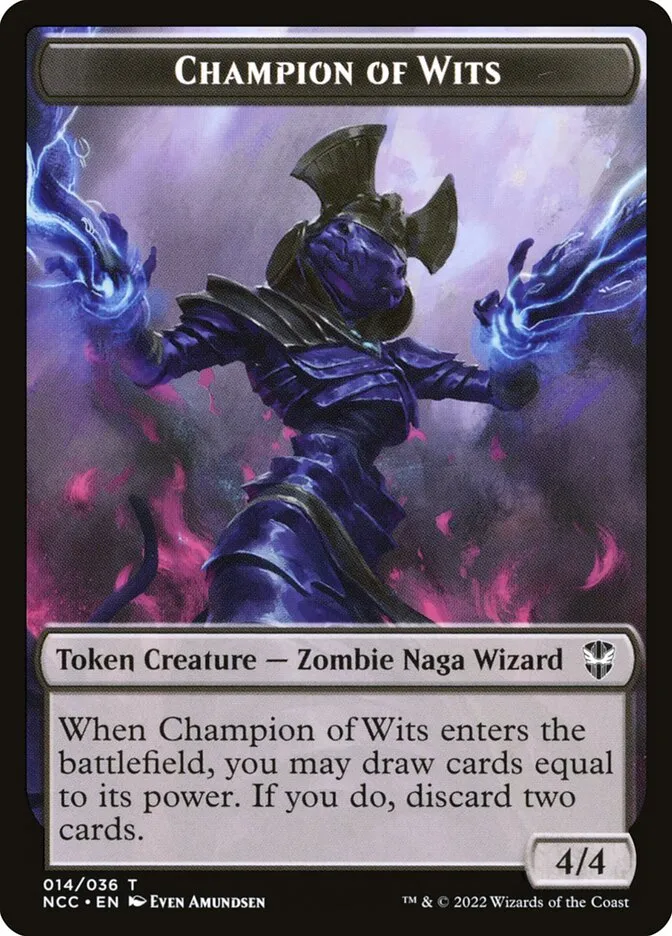 Champion of Wits Front Face