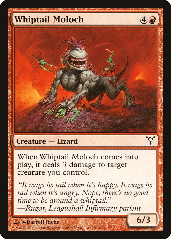 Whiptail Moloch Front Face