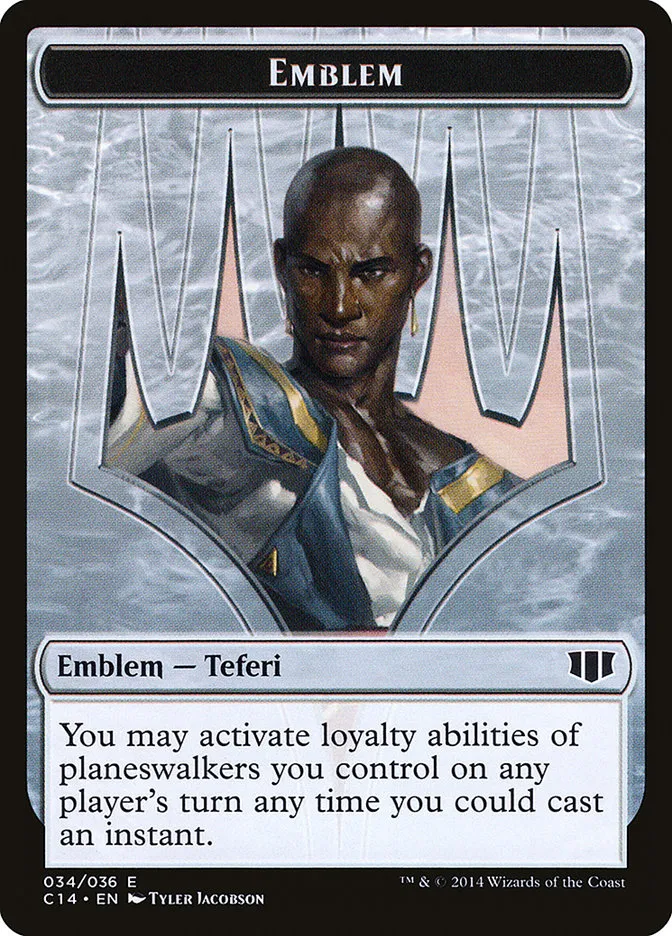 Teferi, Temporal Archmage Emblem Front Face